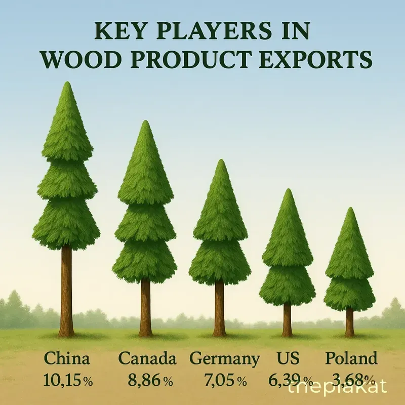 2023's Key Players in Wood Product Exports in 