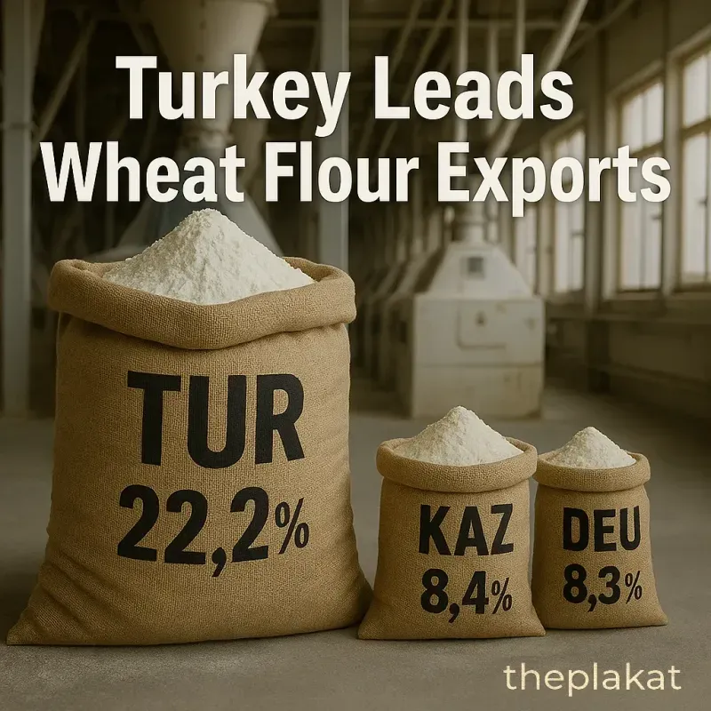 Turkey Leads Wheat Flour Exports in 