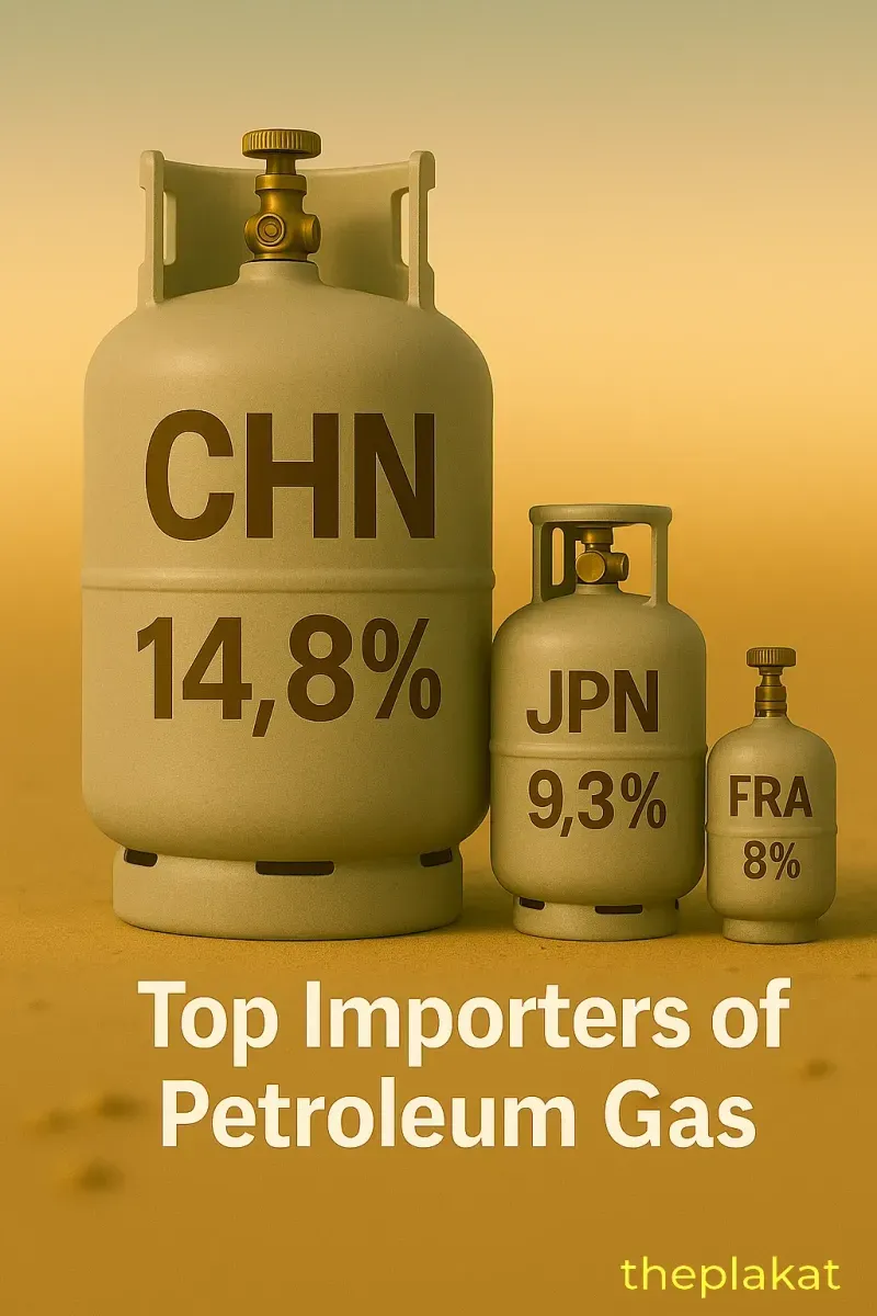 Top Importers of Petroleum Gas in 
