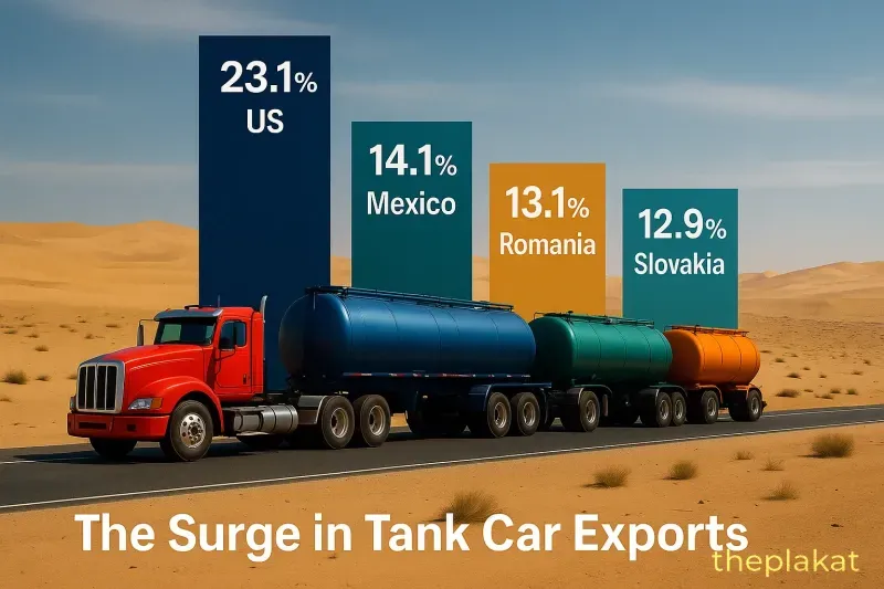 2023 Overview: The Surge in Tank Car Exports in 