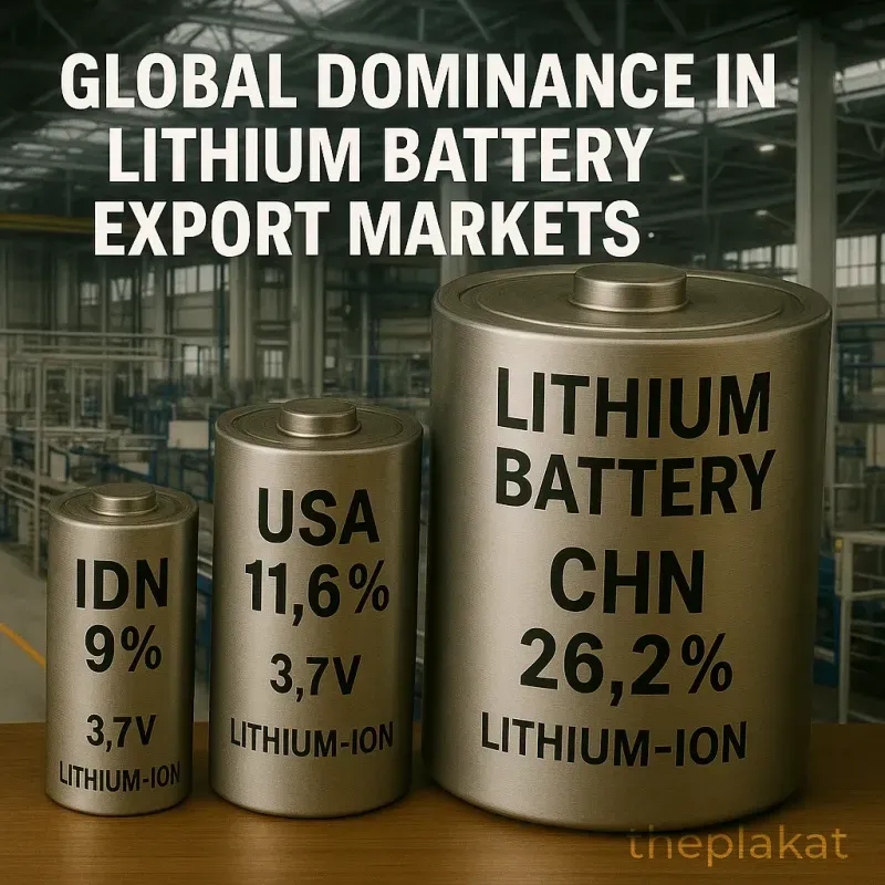 Global Dominance in Lithium Battery Export Markets in 