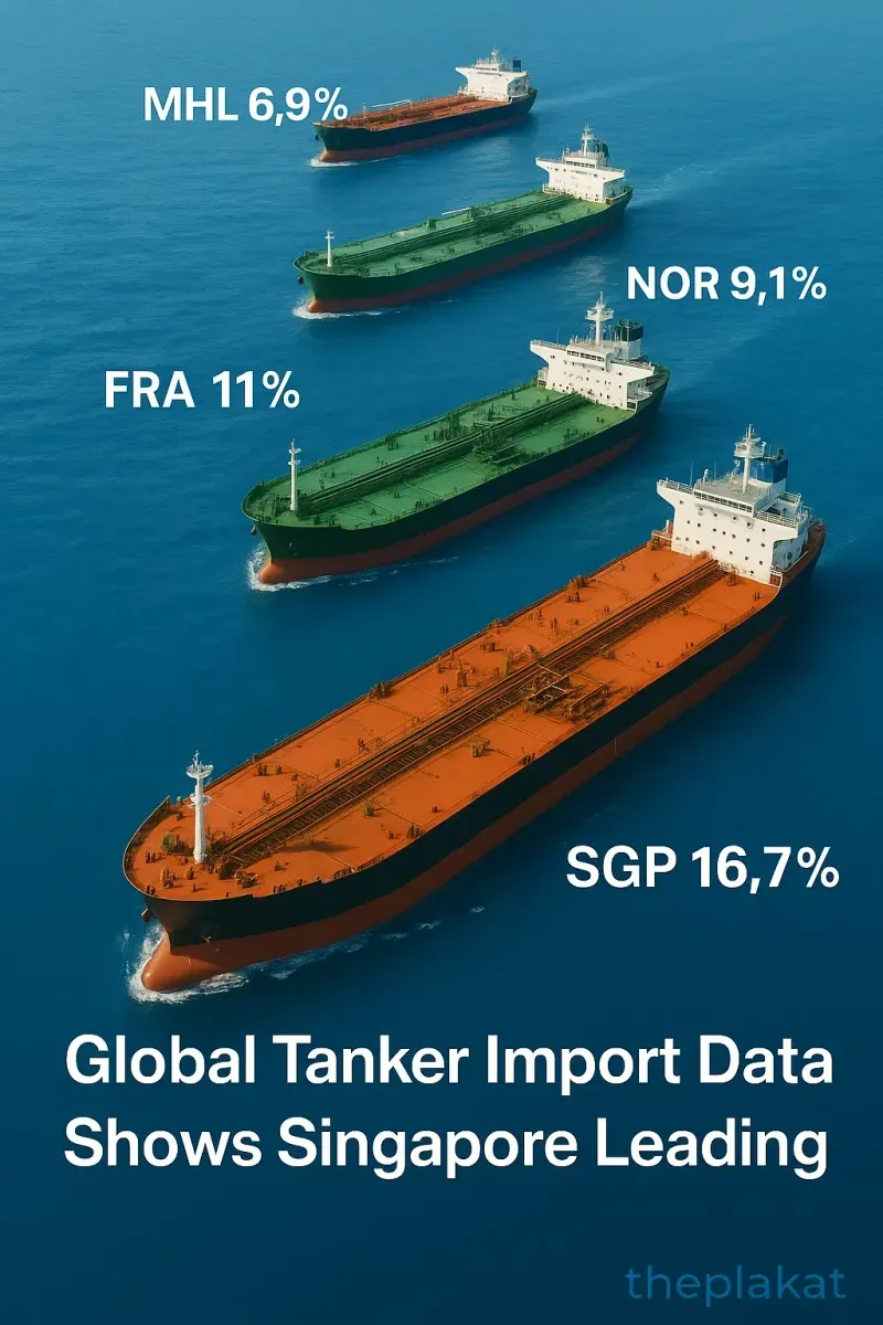 Global Tanker Import Data Shows Singapore Leading in 